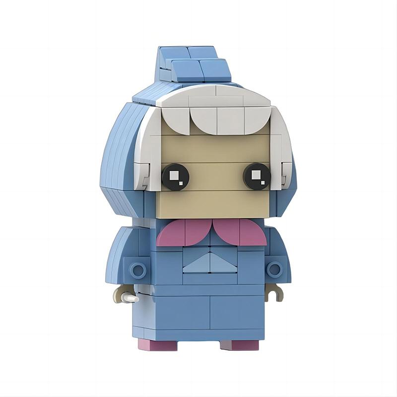 Classic Fairy Tale Series Anime Figures Pretty Girl Building Blocks MOC Prince Cartoon Doll Kids Puzzle Toys Birthday Gifts