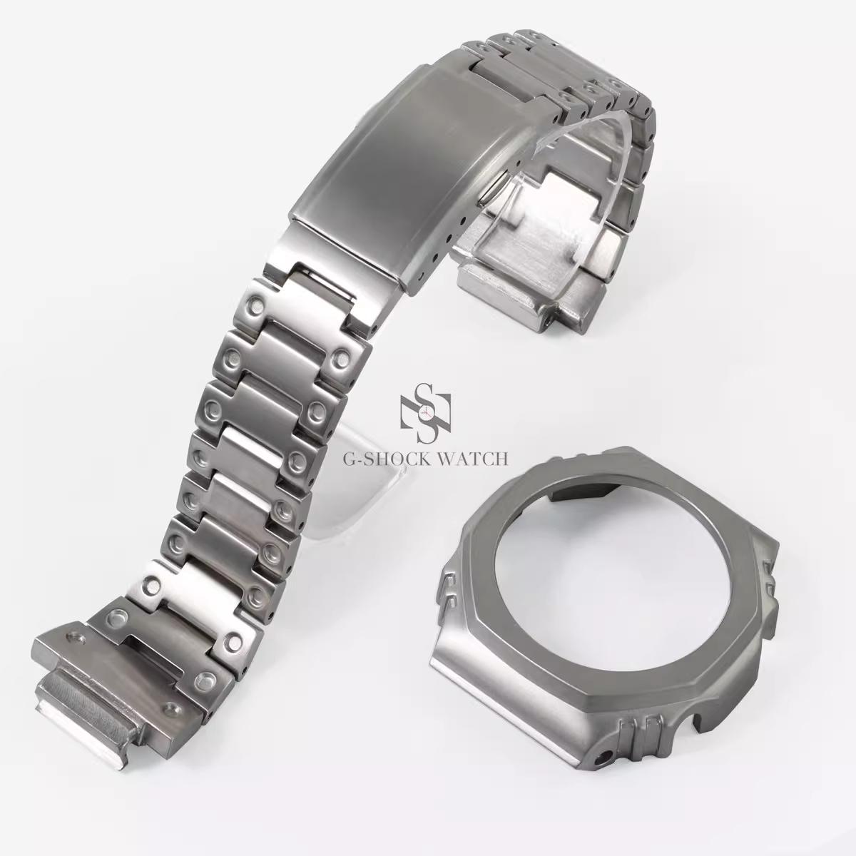 Корпус и ремешок из титанового сплава Для Casio Farmhouse Oak GA2100/2110GA-B2100 модифицированные высококачественные мужские аксессуары GA-2100 2110 B2100