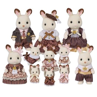 Sylvanian Families Puppe [Schokoladenhasen-Familien-Jubiläumsset] C-74 ST-Mark-Zertifizierung Für Kinder ab 3 Jahren Spielzeug Puppenhaus Sylvanian Families EPOCH