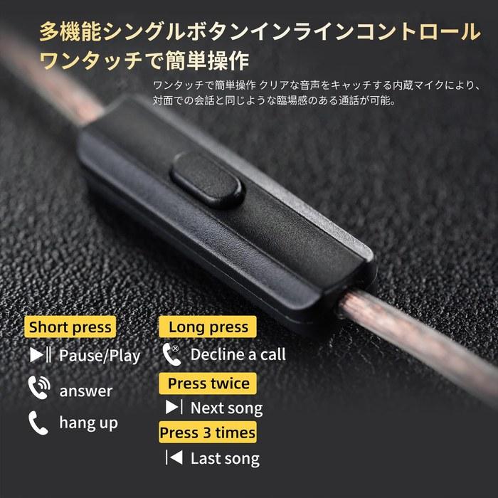 KZ EDX Lite Wired Earphones 1DD 10mm Dynamic Driver - Gaming, HiFi Sound, Bass Boost (Transparent, No Mic)