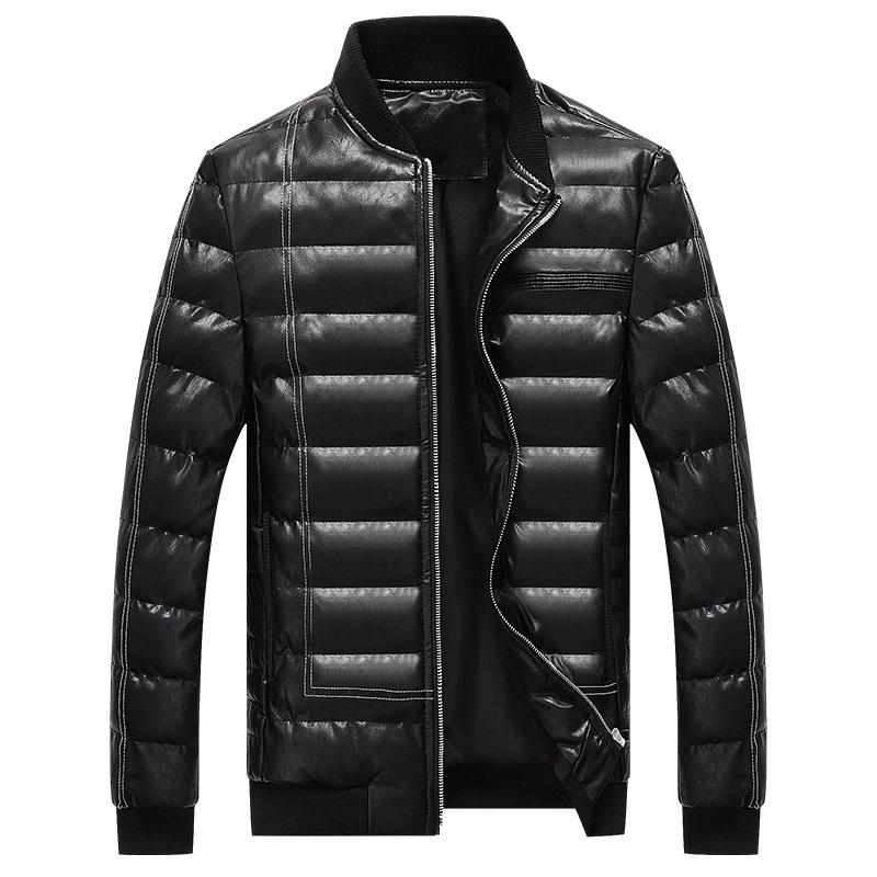 Mens Stand Collar Warm Thick Snow