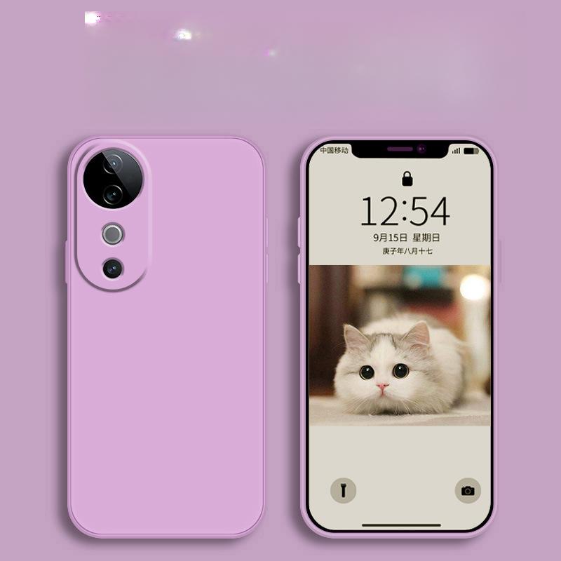 Applicable To Vivoz6 Mobile Phone Case Z5x Liquid Z5i Silicone Z3x Protective Case Z3i Soft Case Z1 Full Cover Anti-fall