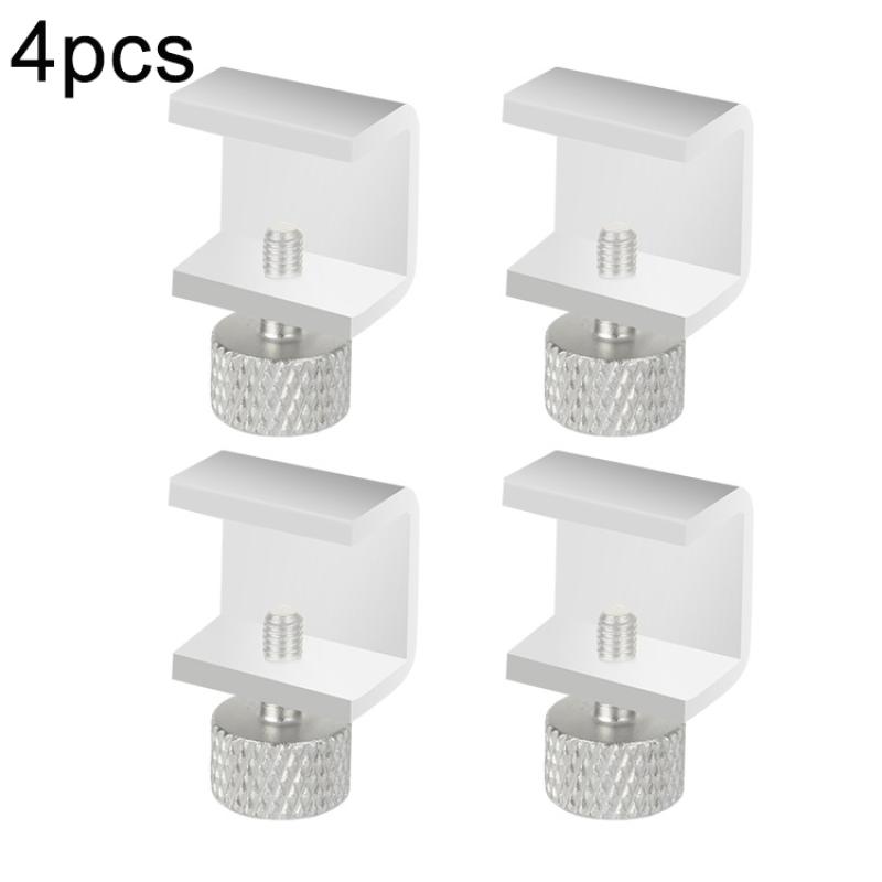 

4Pcs 3D Printer Accessorie Aluminum Alloy Adjustable Bed Glass Heatbed Clip Clamp Platform Glass Retainer For CR10 Ender3
