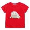 100% Cotton Sealook Cartoon Print Children's T-shirt Cute Manga Kids Tops Sports Breathable O-neck Tees Toddler Summer Anime T-shirt Funny T-shirt