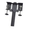 Soporte universal para mástil de bandera de camión, de acero, de construcción robusta, para enganche de camión.