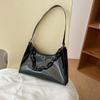 Clear Jelly Shoulder Bag For Women, Y2K Small Zipper Underarm Purses  Handbag Clear Underarm Bag Shoulder Bag