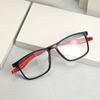 9pcs Rectangular Sport Presbyopia Glasses Fashion Simple Model Reading Glasses Middle-aged and Elderly Men and Women