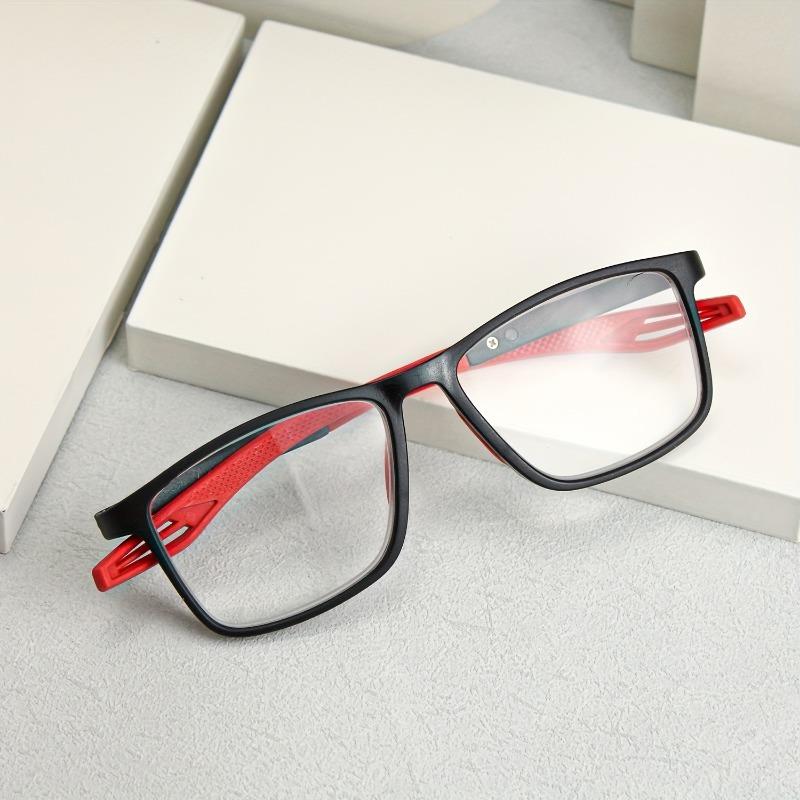 9pcs rectangular sport presbyopia glasses fashion simple model reading glasses middle-aged and elderly men and women