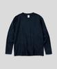 Peulinteuseuta 17-Count Basic Plain Layered Long Sleeve T-Shirt_Standard Length - Navy