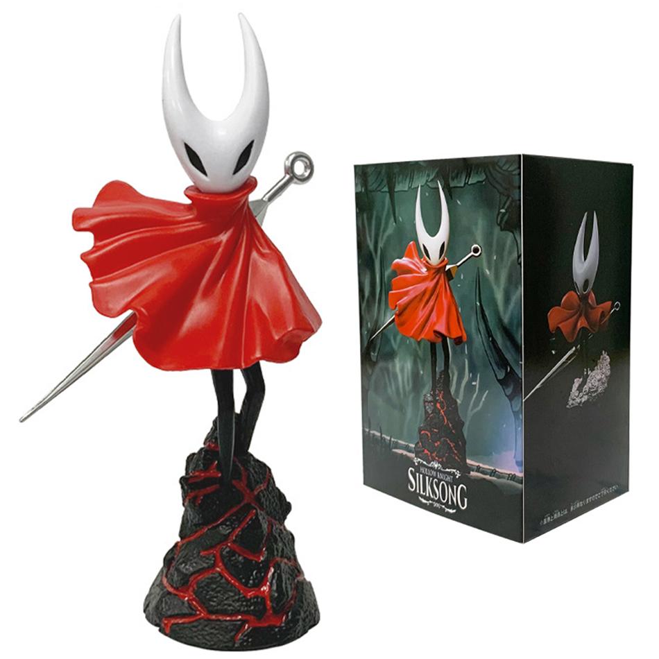 

19cm Hollow Knight Anime Game Figure Little Knight Hornet Action Figure Game Peripheral PVC Model Ornament Collectible Toy Gifts