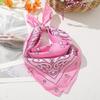 Paisley Bandana with Grommet, 55cm Vintage Cotton Scarf, DIY Ring Headband Neck Scarf