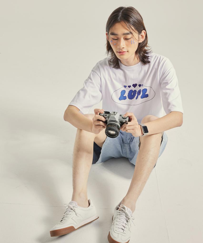 Leopeul Heart Logo T-Shirt White