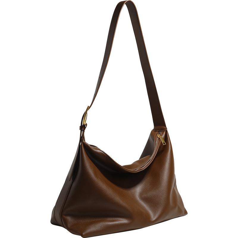 Autumn and Winter Fashion Shoulder Bag Big Bag New Soft Minimalist Style Bag Women's Large Capacity Crossbody Bag