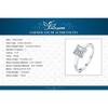 JewelryPalace 5A CZ Oval Solitaire Classic 925 Silver Wedding Engagement Ring for Woman Anniversary Gift Fine Jewelry