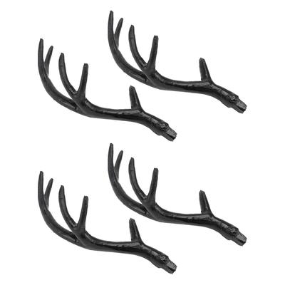 2 Paia Corna Artificiali Corna di Cervo di Natale Renna Cucciolo Giocattoli Forcine Accessori Fai da Te Accessorio Fascia per Capelli in Plastica