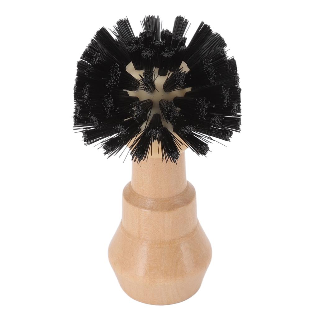 Čisticí kartáč Portafilter Profesionální přenosný kartáč na čištění kávy Tamper s dřevěnou rukojetí