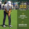 1set ABS Body Putting Trainer Adjustable Straps Golf Stroke Guide  Practice Green