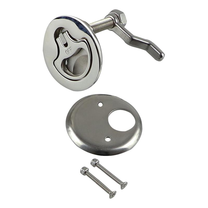 Boat cam Latch Stainless Steel Heavy Duty Recessed Flush Pull Hardware Metal Boat Deck Box Latch Lock Marine Locking Style