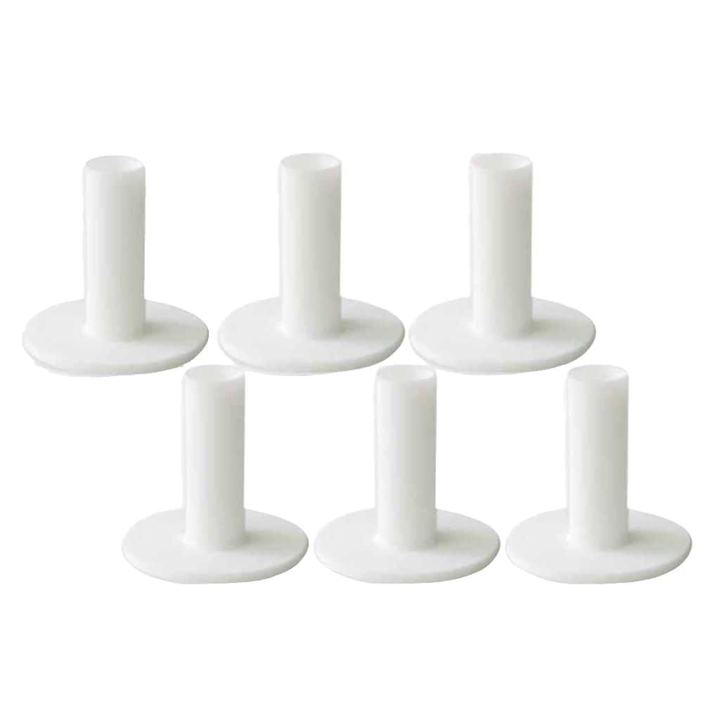 6 Pack Golf Tees for Driving Range Practice