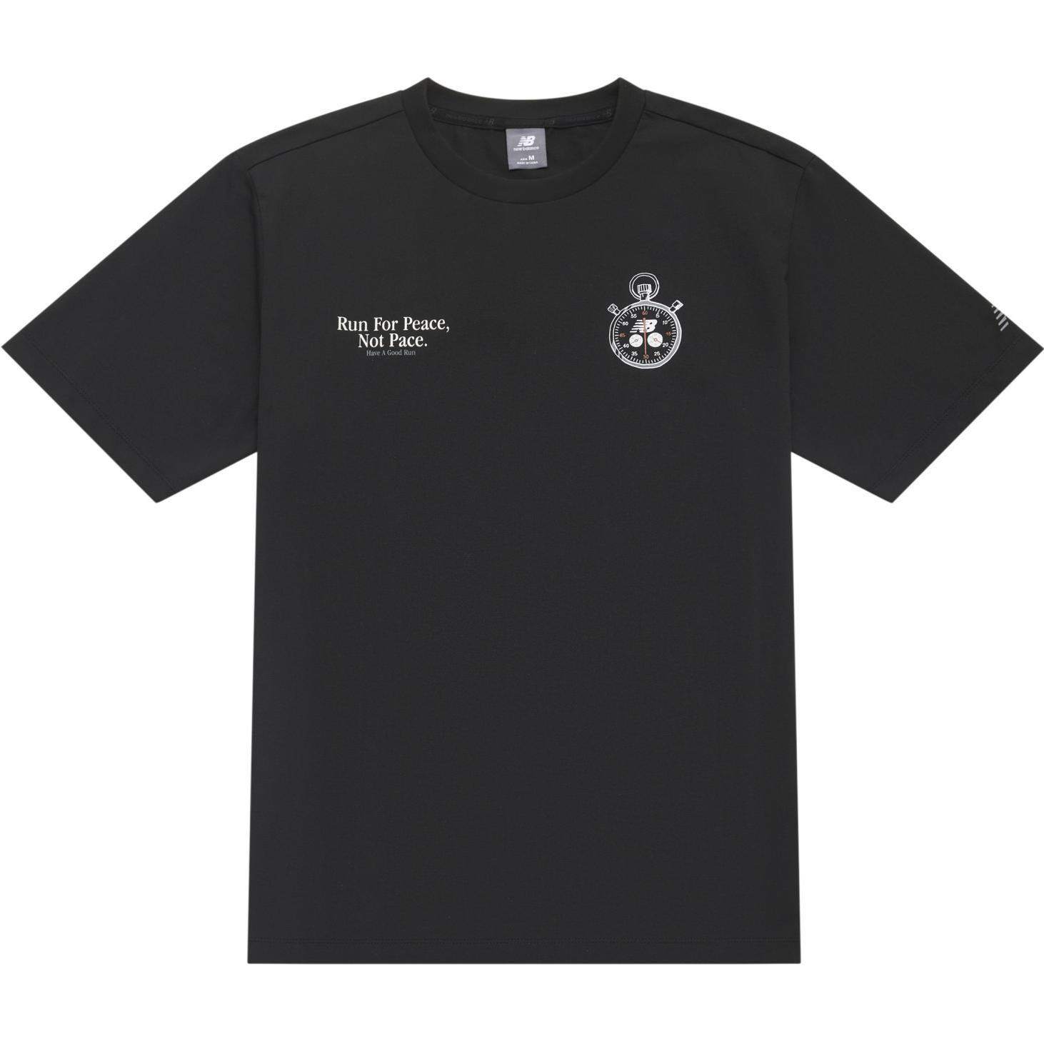 New Balance NB Icon T-shirt Asia Sizing Black Men s NEE25041-BK XXL