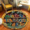 Dragon Round Area Rug,Carpet Rug for Living Room Bedroom Sofa Playroom Decor,Non-slip Floor Mat