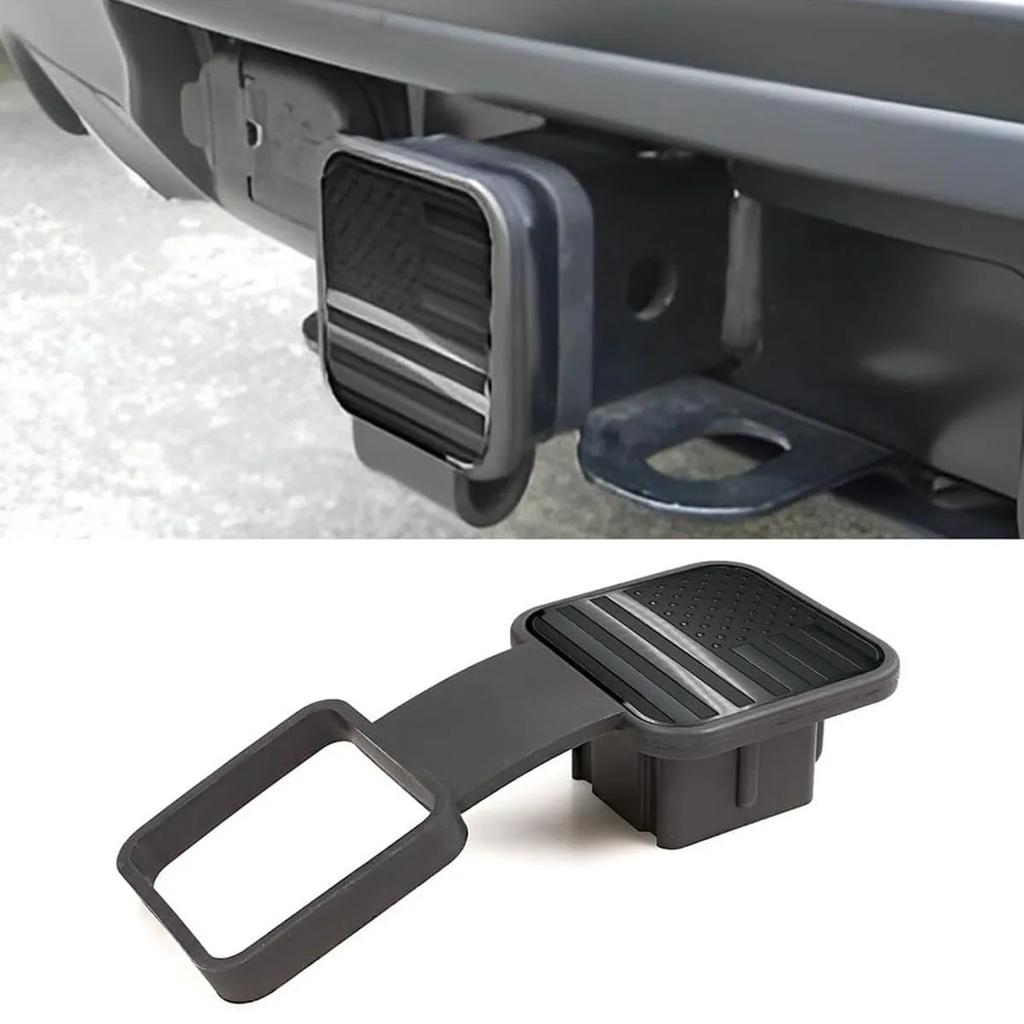 Trailer Hitch Cover Tube Plug Insert Plug Waterproof Tube Cap Protector Dustproof Trailer Hitch Cover Receiver Auto Square Plug