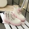 Girls' Summer 2026 Casual Martin Leather Boots - Versatile, Mid-to-Large Children's Princess Boots