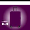 Solid Color Removable Luggage Protector with Logo Option and Buckles
