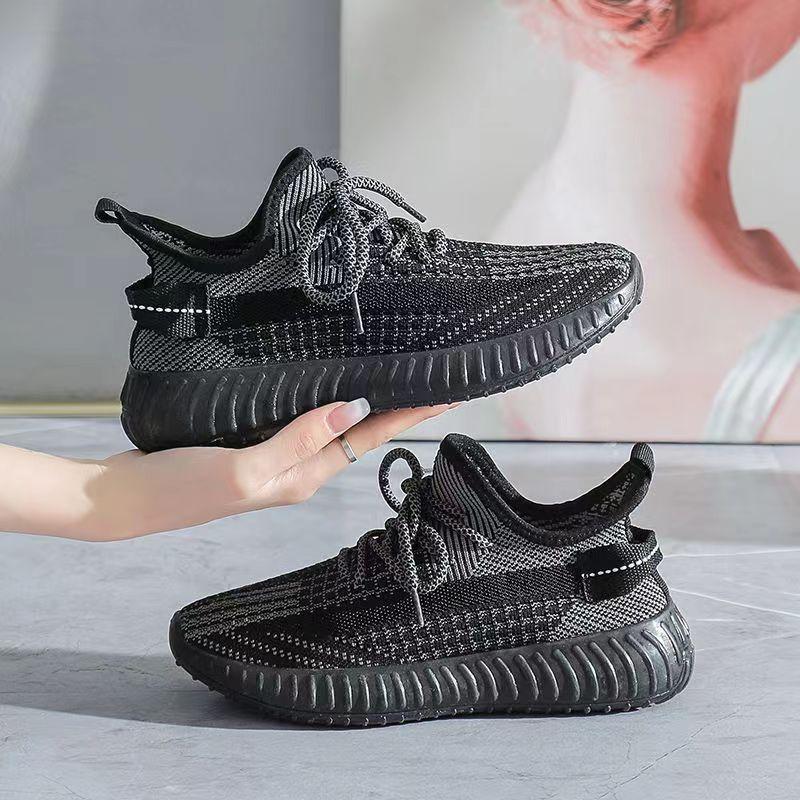 [Agent special shot] Women's summer new mesh shoes flying woven breathable mesh sports and leisure shoes