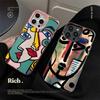 Picasso Abstract Art Painting For IPhone 13 14 15 16 17 Pro Max 11 12 Plus 17 Air Phone Case Color Matte Cover
