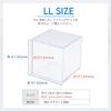 Minoru Chemical Industry Minoru Cube UV Cut LL Display Case, Made in Japan, Clear