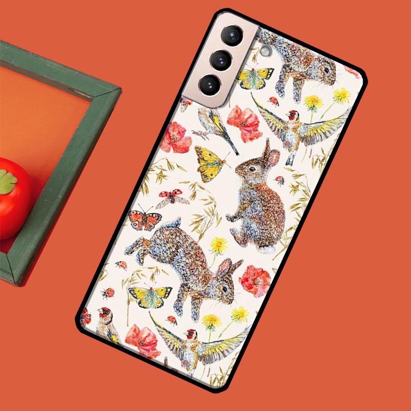 Cottagecore Frog Mushroom Moon Witchy Case For Samsung Galaxy S23 S22 Ultra S20 FE S21 Ultra Note 20 S9 S10 Note 10 Plus Coque