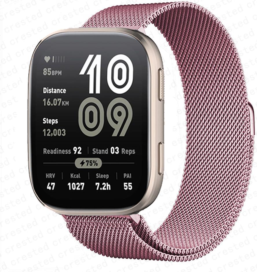 20mm 22mm watch Strap for Amazfit bip 6 5 Balance GTS 4 mini 2 2e 3 GTR 4 2 3 Pro milanese loop correa bracelet huawei gt 5 Band