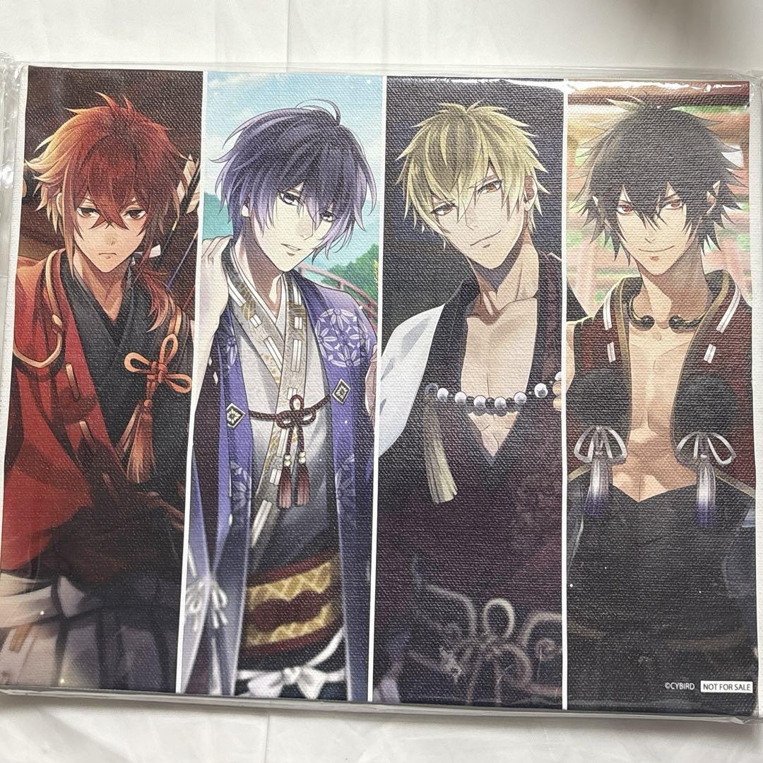 

[USED] Handsome Genji Canvas Art Yoshitsune, Benkei, Yoichi, Kurama