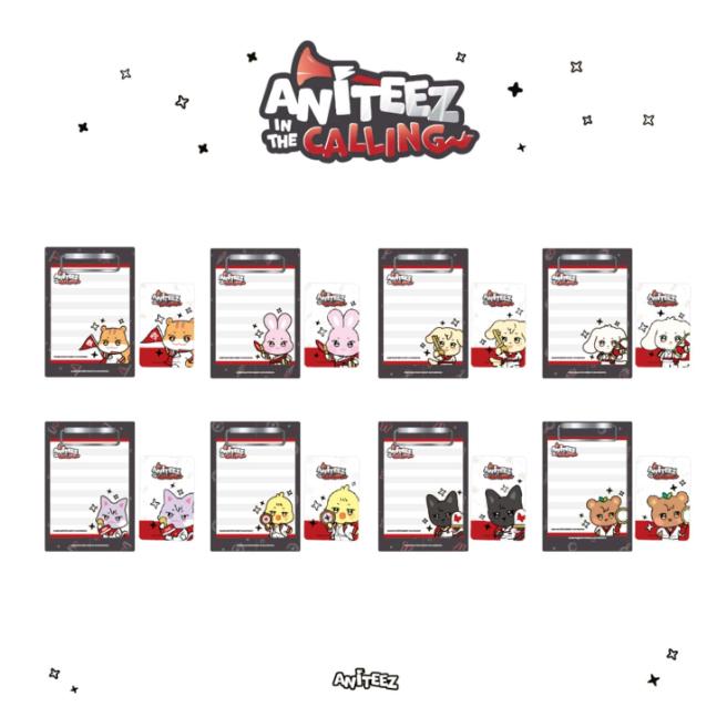 Przedsprzedaż ATEEZ ANITEEZ IN THE CALLING Mini Zestaw Klipboard i Notatnik