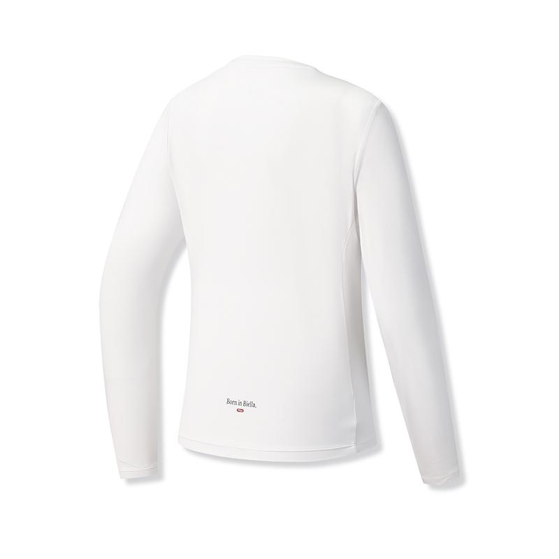 Fila Tennis Simple Classic Casual Slim Fit Knitted Long Sleeve T-Shirt Women Tops Jade-White A11W543206FWT