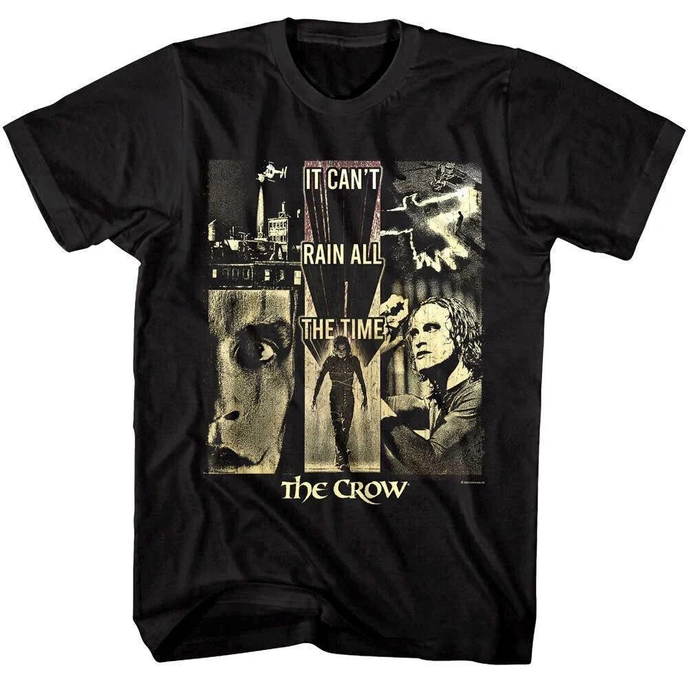 THE CROW TShirt Eric Draven Movie Montages Graphic Tees Summer Mens and Womens Loose and Breathable Tshirt Top L