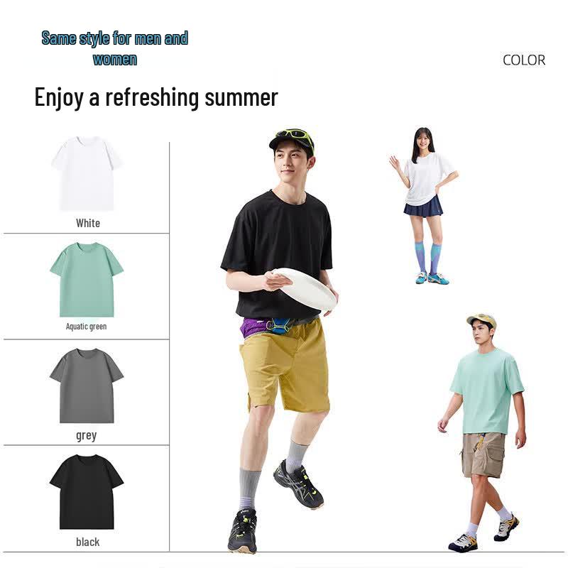 JEANSWEST LIFE Men's Ice Silk Cooling Short Sleeve T-Shirt
