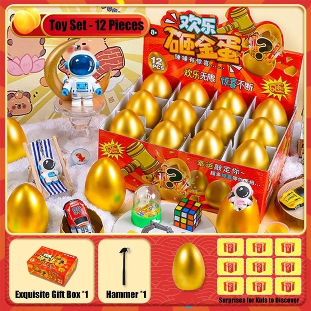 Golden Egg Surprise Punch Box Surprise Smash Golden Egg Lucky Draw Golden Egg  Box  Reward