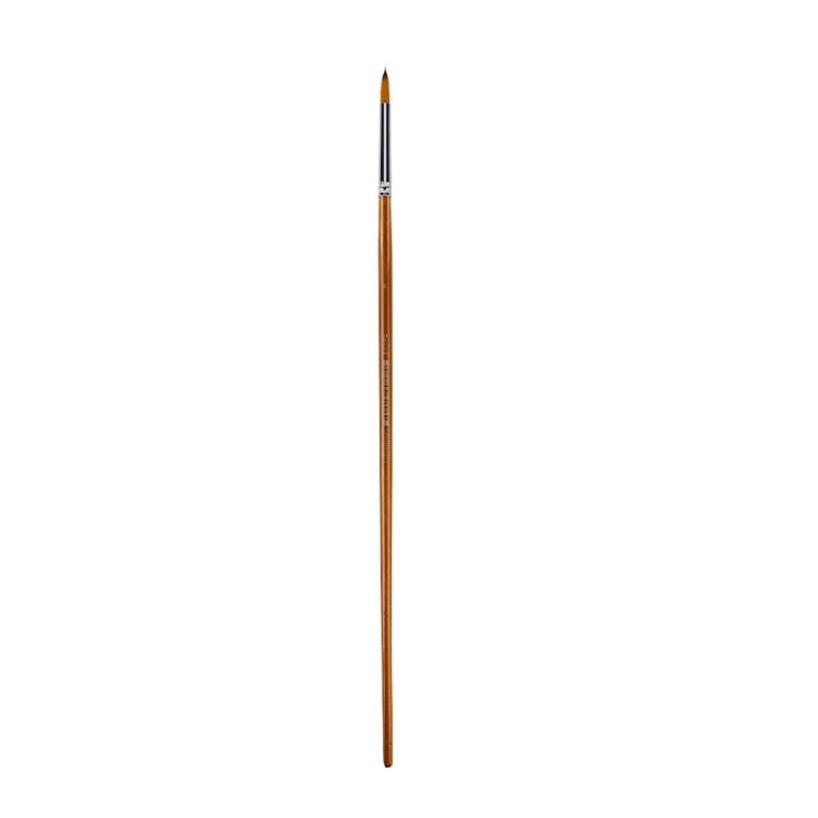 Long Handle Artist Paintbrush for Large Canvas Painting Wooden Grip Professional Nylon Bristles Multi Head Avaliable