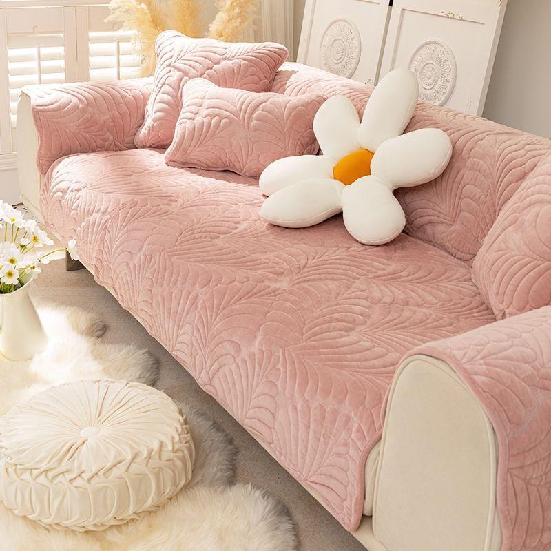 Pernă de canapea Nordic Light Luxury Pernă de pluș scurtă Universală pentru patru sezoane Simplă Modernă Antiderapantă Husă Husă Husă Pânză
