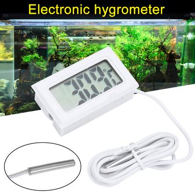 Mometer Dijital termometre Dijital LCD Ekran Su Termometre Ölçer Prob Sıcaklık Akvaryum Tankı Havuz Buzdolabı