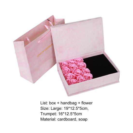 1 conjunto de joias convenientes, estojo de 2 tamanhos, resistente ao desgaste, à prova de poeira, acabamento fino, estojo de joias para adereços