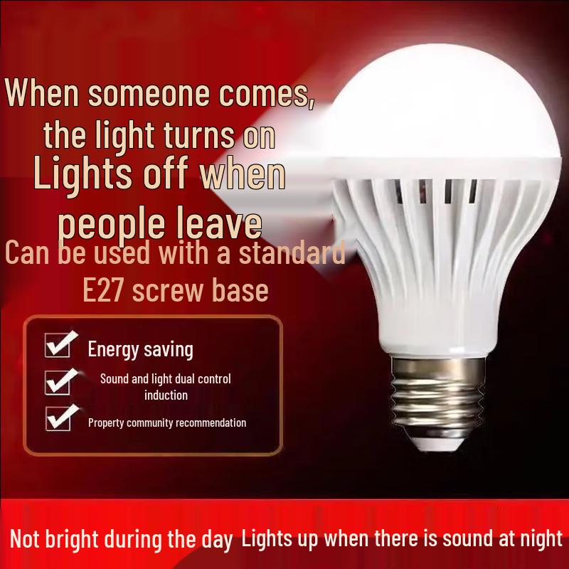 Yunpo Sound & Light Sensor LED Bulb