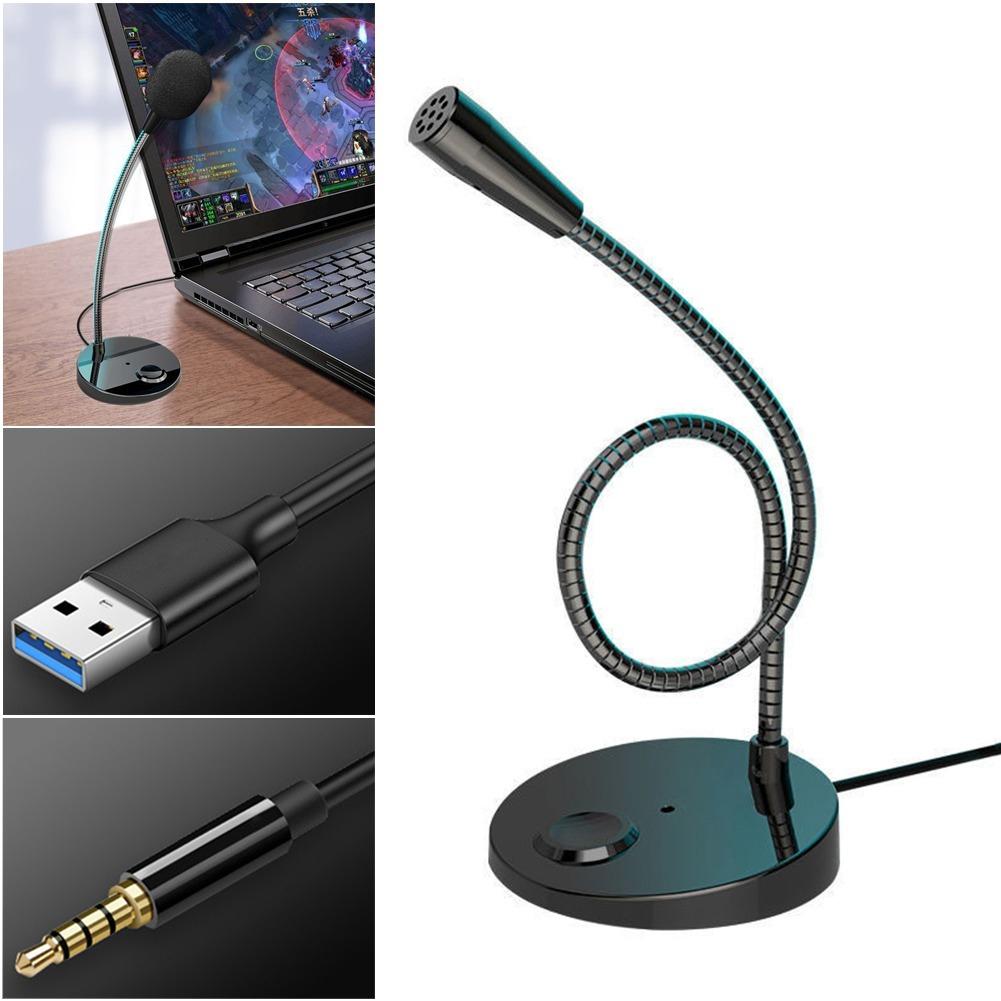 Wired Microphone Speaker Loudspeaker for Computer Laptop Notebook