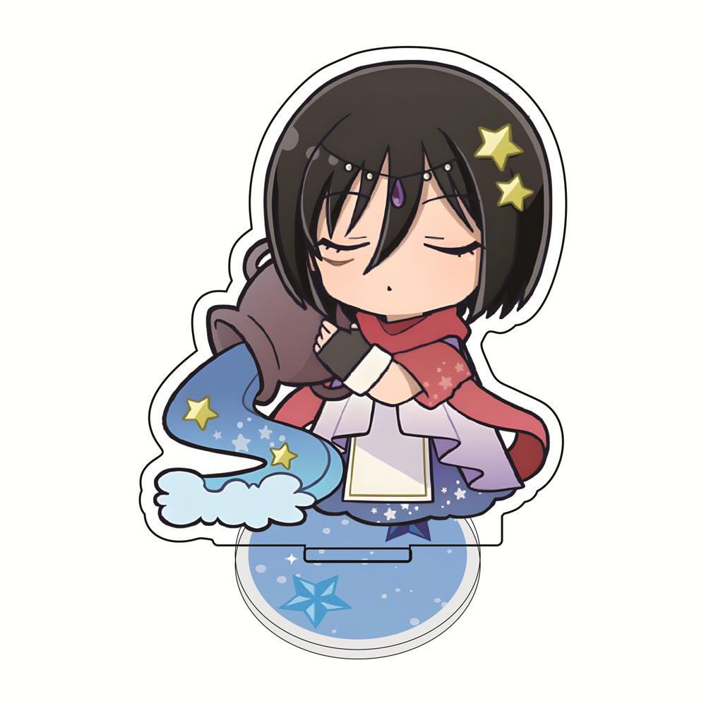 10 Cm Attack On Giant Japanese Anime Peripherals The Twelve Zodiac Signs Series Acrylic Stand Collectible Desk Ornament Gift Toy