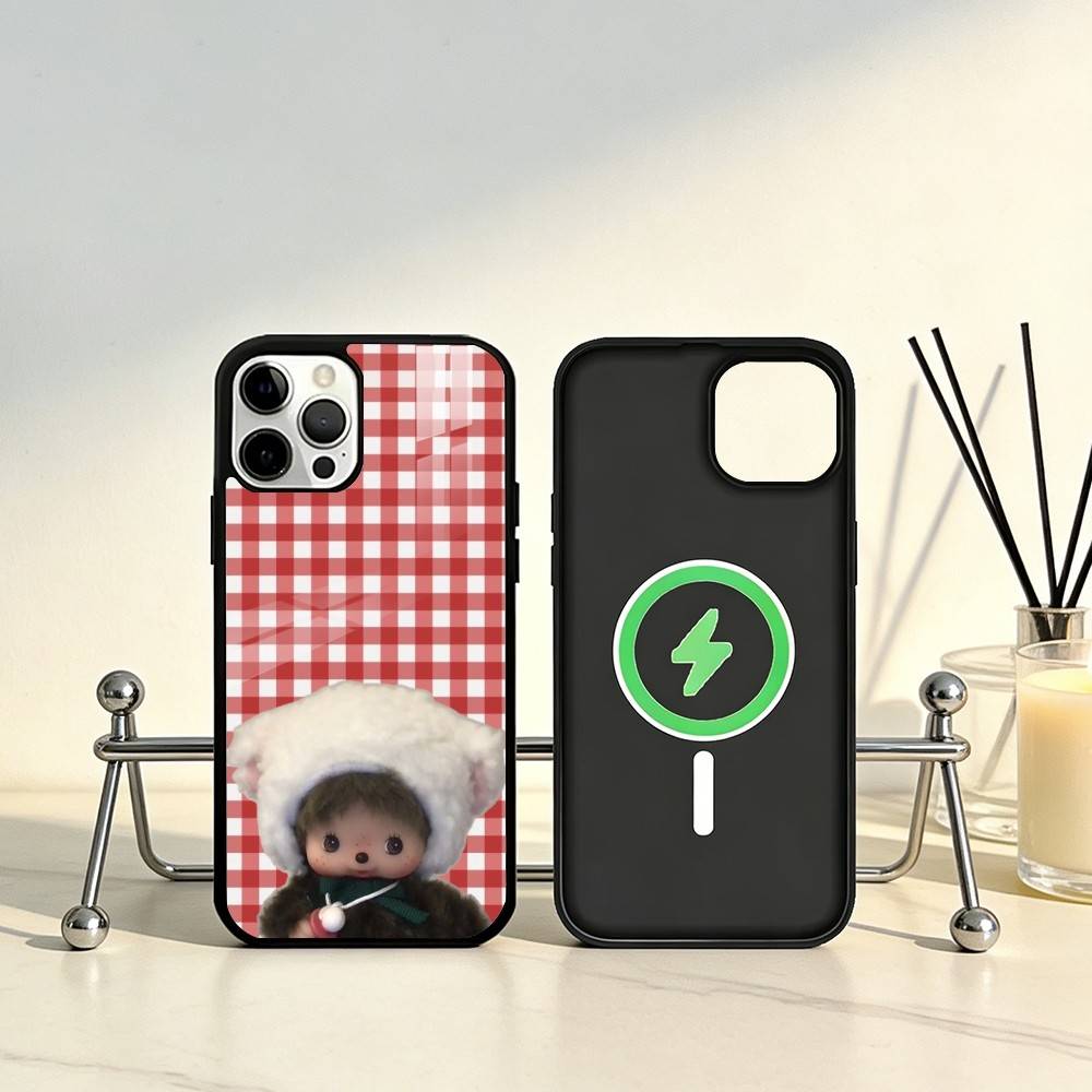 

Cute M-monchhichis-s Phone Case For iPhone17,16,15,14,13,12,11 Plus,Pro Max Magnetic For Magsafe Wireless Charging iPhone16PROMAX