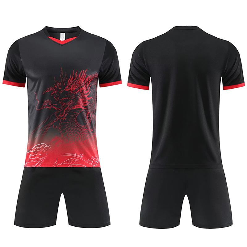 New Dragon Pattern Men'S And Women'S Competition Group Buying Dragon Boat Racing Clothes Rowing Dragon Boat Football Clothes Printing Dragon Boa