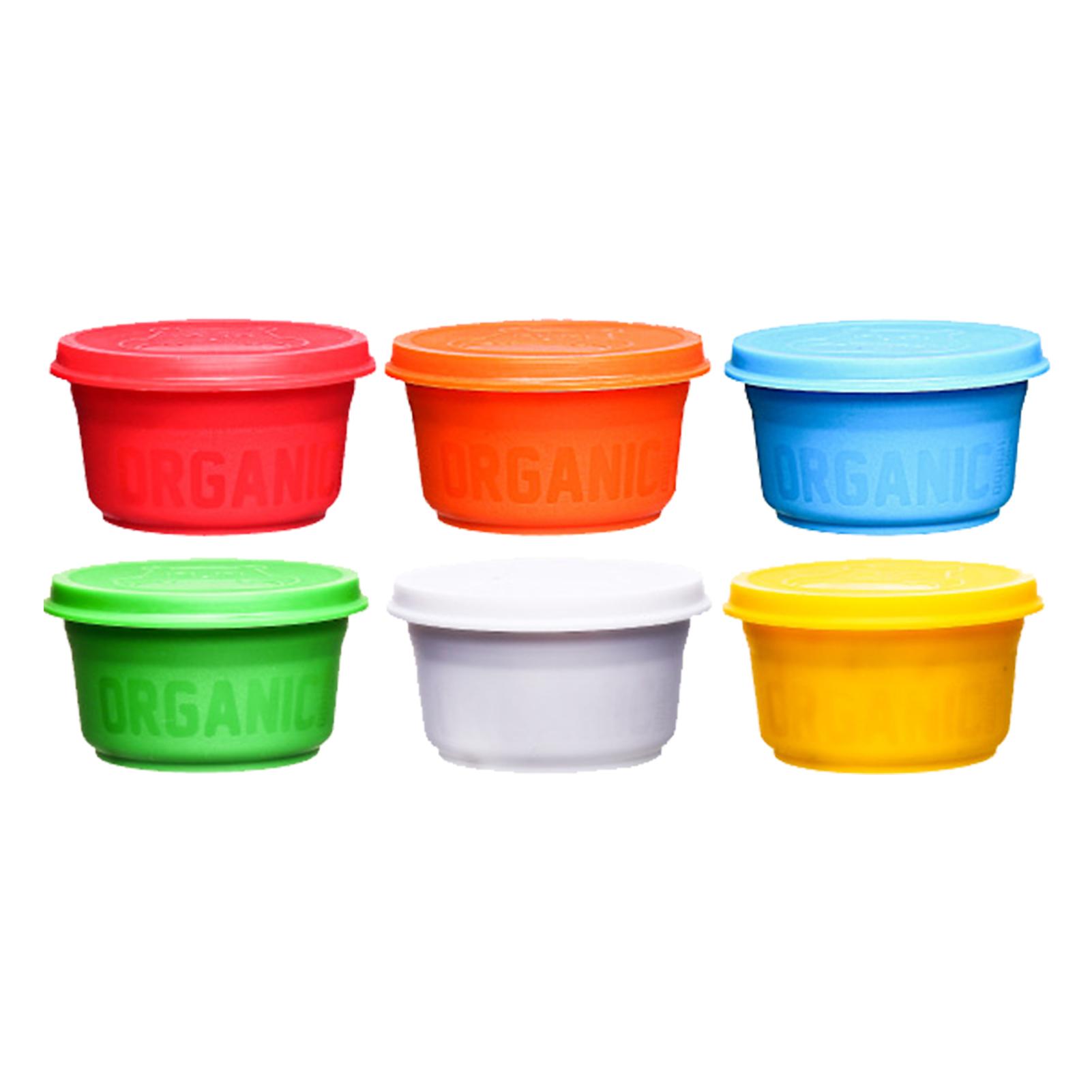 

Kids Modeling Clay Food Grade Tasteless Vibrant Colors Reusable Art Modeling Clay for Home School Education 6 Colors