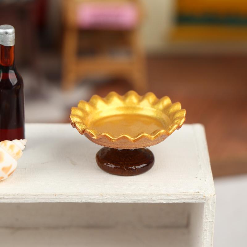 

Miniature Fruit Tray Ornament 1/12 Dollhouse Simulation Cake Pastry Tray Dish Model Dollhouse Kitchen Scene Decor Accessories